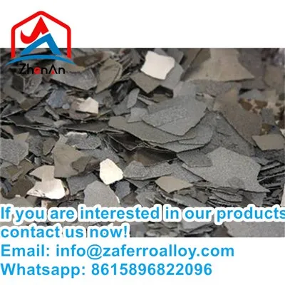 99,9% korkean puhtauden elektrolyyttiset mangaanihiutaleet